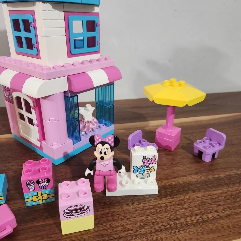 Lego DUPLO DISNEY 10844 10830 Minnie Mouse Bow-tique and Cafe Sets Incomplete - Picture 3 of 7